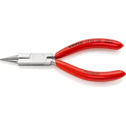 KNIPEX Rundzange mit Schneide (Schmuckbiegezange) 130 mm verchromt mit Kunststoff überzogen - 1903130