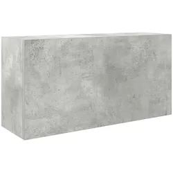 vidaXL Bad-Wandschrank Betongrau 80x25x40 cm Holzwerkstoff