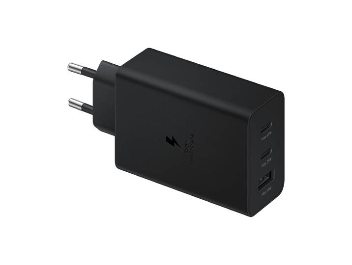 Samsung 65W Power Adapter Trio Oplader Zwart