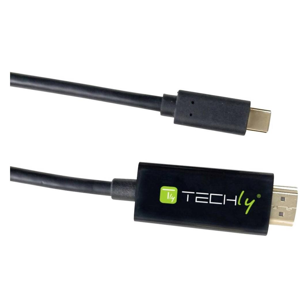 Techly USB Typ C - HDMI (Typ A) (2 m) (IADAP-USBC-HDMI2TY)