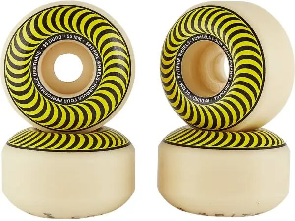 Skateboard Rollen Spitfire Formula Four 99A 4 Stk. (55mm - Gelb)