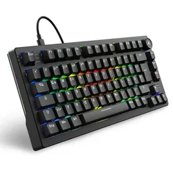Sharkoon SGK25 Tastatur Haus USB QWERTZ Deutsch Schwarz