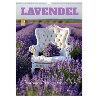 Lavendel (Wandkalender 2027 DIN A3 hoch), CALVENDO Monatskalender
