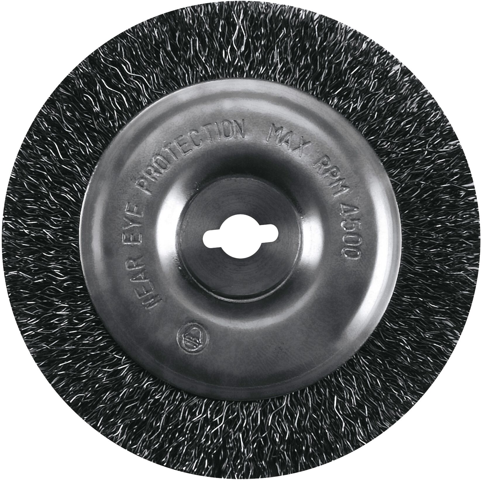Ersatzbürste EINHELL "Stahl", schwarz, B:1,5cm Ø:10cm, Nylon, Stahl, Reinigungsbürsten, Ersatzbürste, Stahlbürste für Fugenbürsten »BG-EG 1410« und »GE-CC 18 Li Solo«