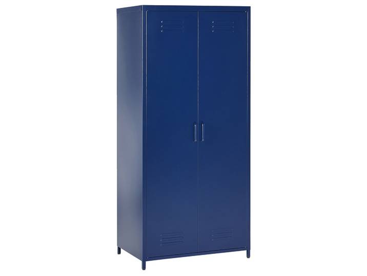 GARDEROBENSCHRANKSTAHL blau 4 Fächer Varna