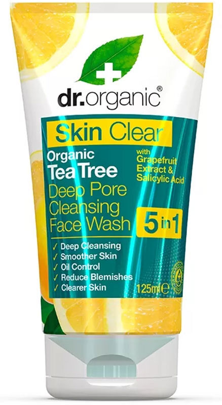 Dr. Organic Limpeza facial Skin Clear 125 ml