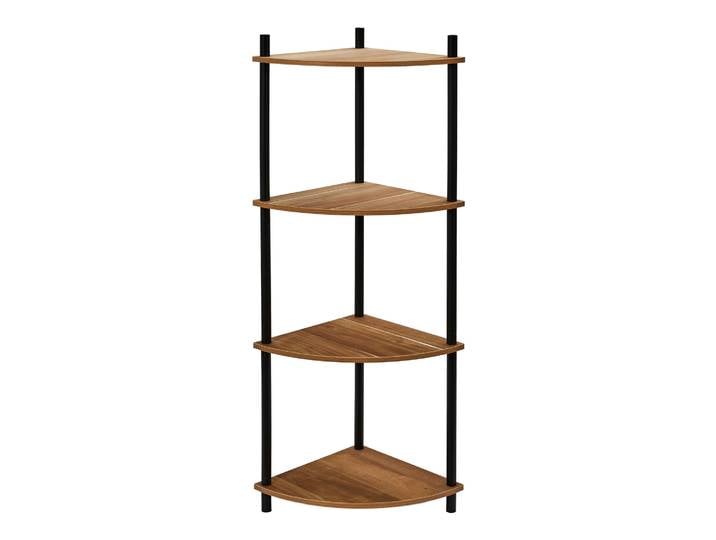 Etagère d'angle 4 niveaux en bois - Blancheporte