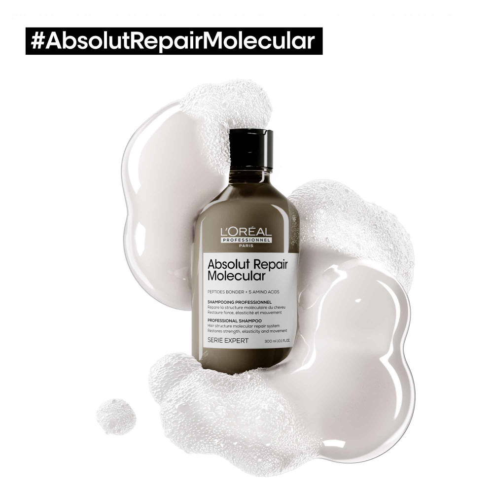 L'Oréal Professionnel Serie Expert Absolut Repair Molecular Shampoo Damaged Hair 1000mL Refill