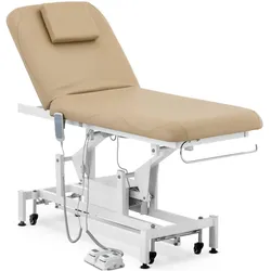 Physa, Massageliege + Massagestuhl, Massageliege elektrisch Massagebank Therapieliege Massagetisch 200 kg Beige