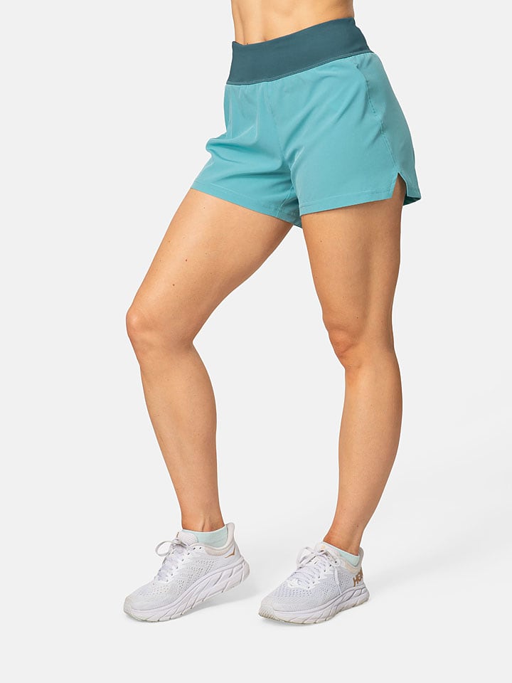 KARI TRAA Trainingsshorts "Ava" in Türkis - M