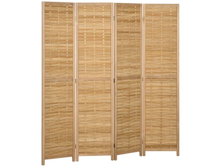 PARAVENT 4-teilig, 160 x 170 cm, Natur
