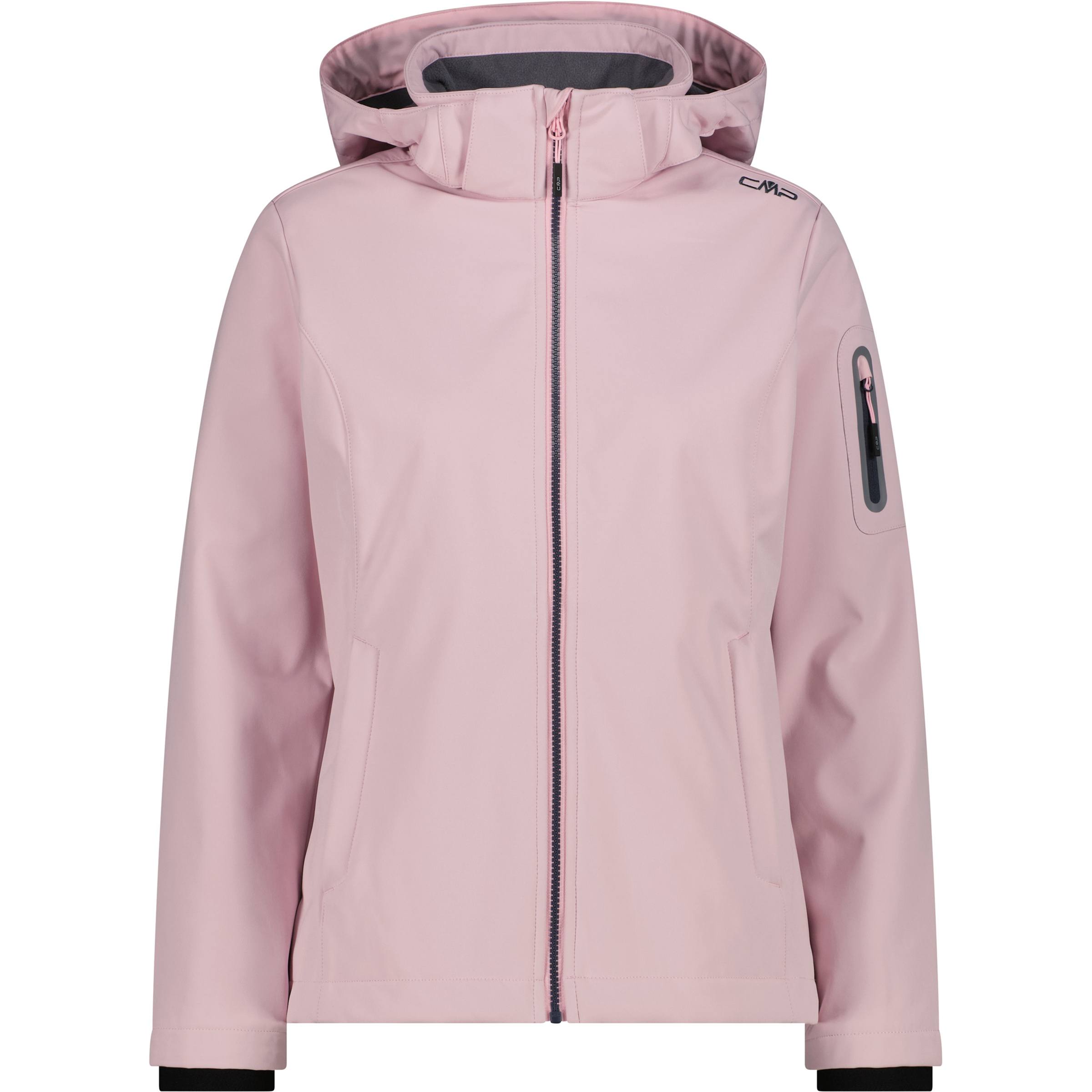 CMP Softshell Damen Softshelljacke grau Größe XL Trekking Wasserabweisend Wasserabweisend