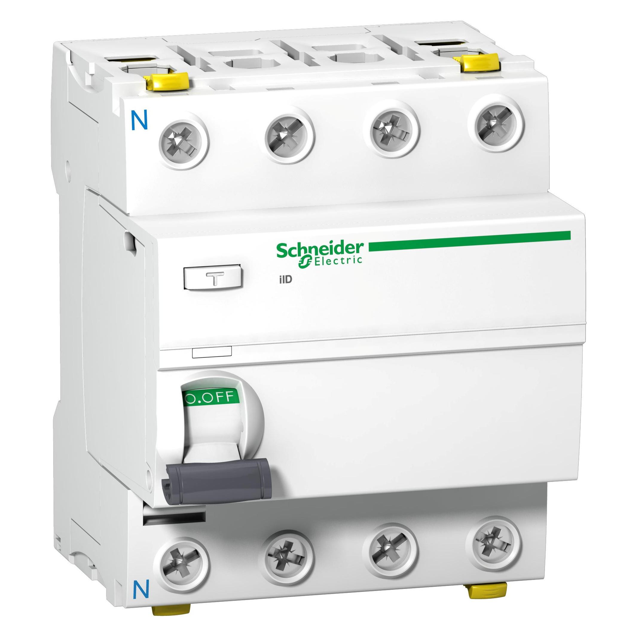 Schneider Electric Acti9 iID RCCB 4Pole 40A 300ma Type A (A9Z24440)