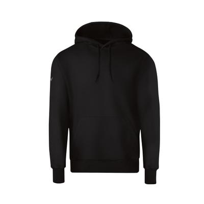 Kapuzensweatshirt TRIGEMA "TRIGEMA Hoodie aus Sweatqualität", Damen, Gr. M, schwarz, 70% Baumwolle, 30% Polyester, lang, Rundhals, Sweatshirts
