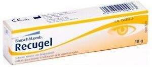 Bausch Lomb Recugel Trockenes Augenschmiermittel 10 gr