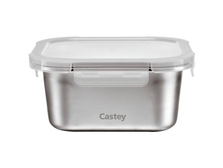 Vorratsdose Paderno Silber Edelstahl/Kunststoff T 18.1 cm - Vorratsdose