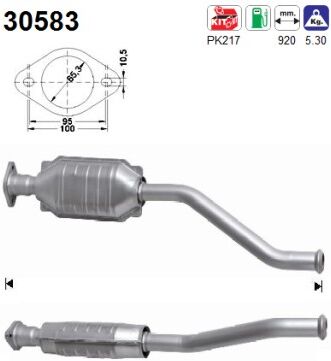 As Katalysator 30583 Für Renault