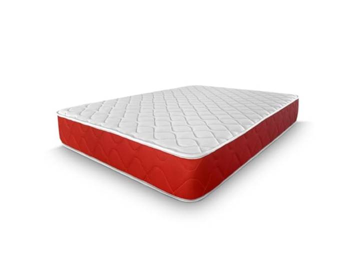 amuéblate online Viskoelastische Matratze, wendbar, Härtegrad mittel bis hoch, atmungsaktiv, milbendicht, antibakteriell und hypoallergen, Memoryschaum, Weiß, 160 x 200 cm