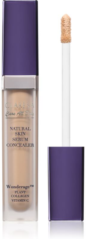 Claresa Care All Day Natural Skin Serum Concealer liquid coverage concealer shade 1W Light Warm 7 ml