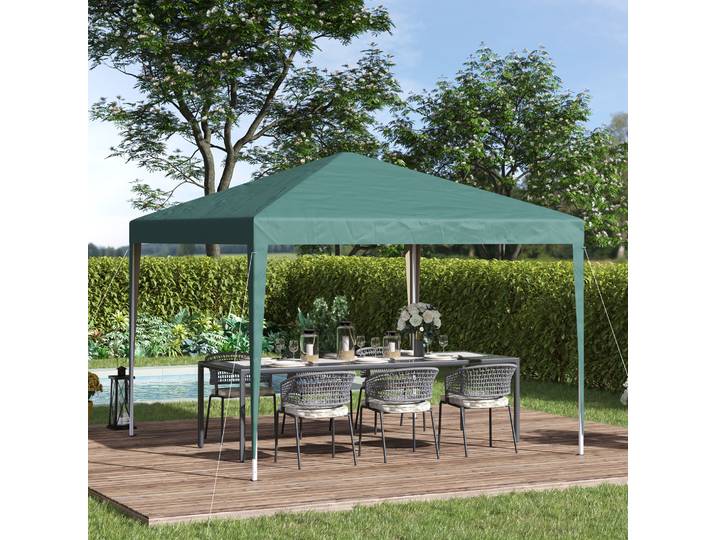 Outsunny Barnum Pliant Vert 3x3x2,55m