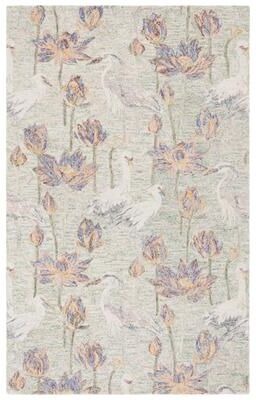 SAFAVIEH Hand-Tufted Blossom Fahrije Modern & Contemporary Wool Rug