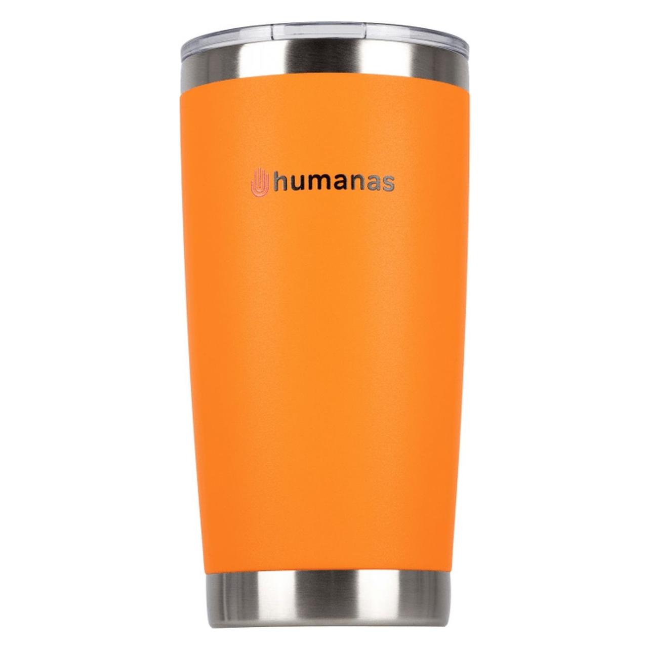 Aptel Kubek termiczny Humanas Fluo 600 ml - pomarańczowy (0.60 l) (OTHER)