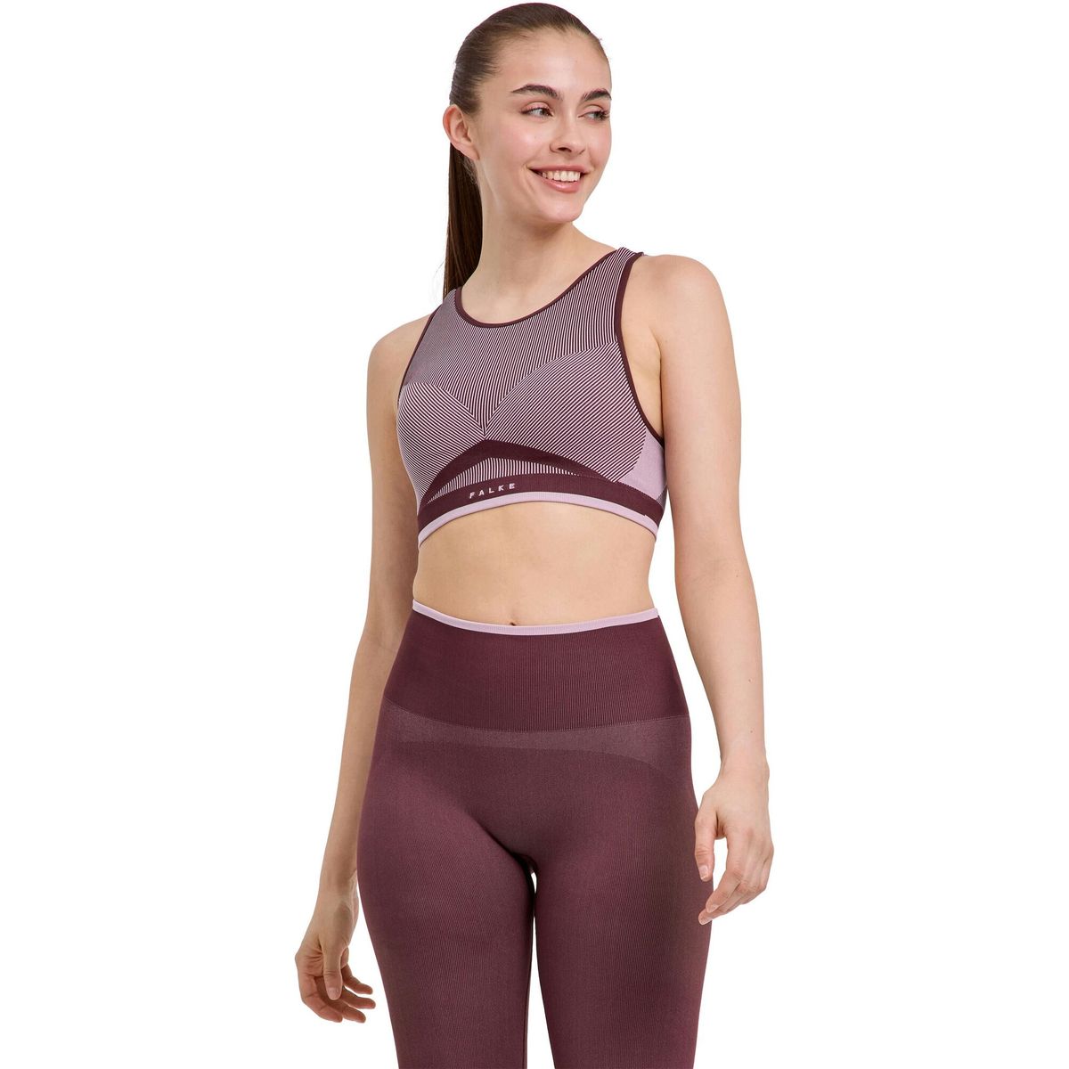 Falke Damen Training Sport-bh mahogany (8344) XS 37324-8344-XS