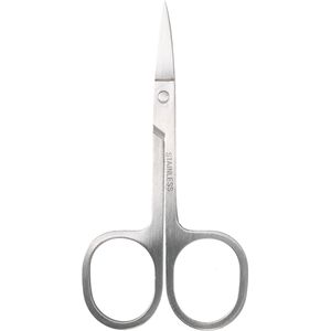 WUNDmed Nagelschere 06-007, Edelstahl, für Finger- & Fußnägel, mit leicht gebogener Schneide