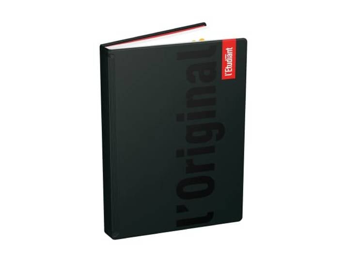 L'ÉTUDIANT Original Agenda Scolaire Aout 2022 - Août 2023 Journalier Format 15x21cm Couverture Ouatinée Noir