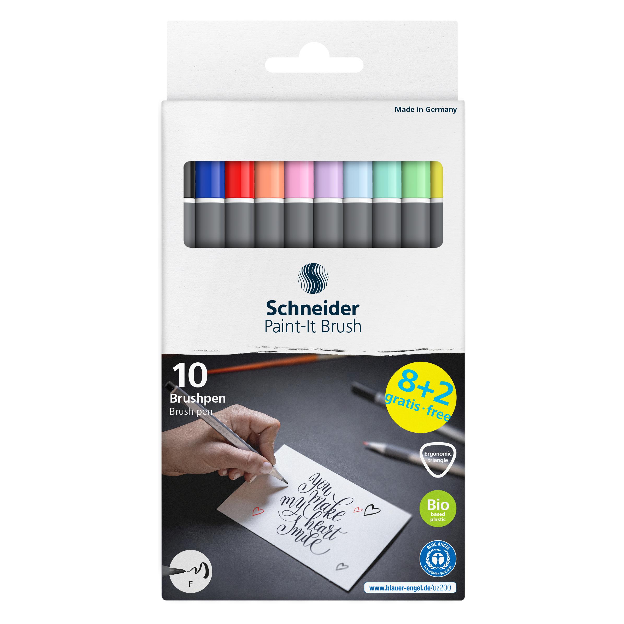 Schneider Paint-It 070 Filzstifte farbsortiert, 10 St. (10x) (ML07010504)