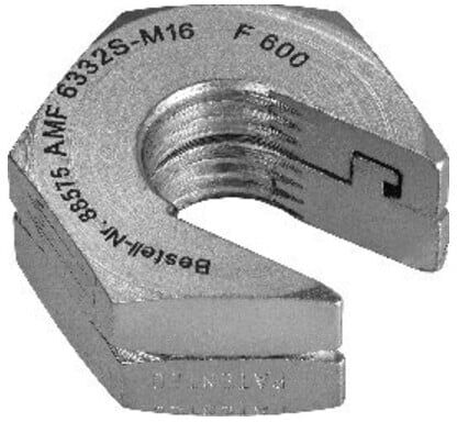 AMF Ecrou à serrage rapide No.6332S taille M20 sans collerette (88583)