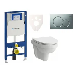 Geberit Wand-WC Set für Vorwandmontage + Laufen Pro Nordic WC SIKOGES3H3