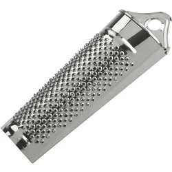 METRO Professional Muskatnussreibe, Edelstahl/PE, 13.5 x 3 cm, silber/schwarz