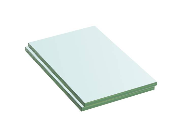 vidaXL Regalböden 2 Stk. Glas Transparent 20x12 cm