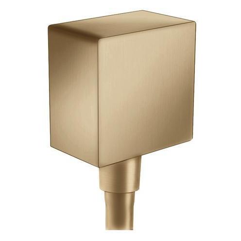 hansgrohe Fixfit Wandanschluss Square (brushed bronze) (26455140)