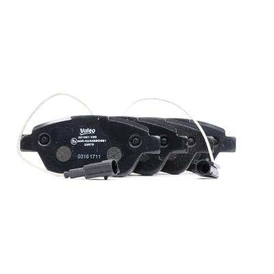 VALEO Bremsbelagsatz FIAT,ALFA ROMEO 301051 77365543,77365651,77366134 77364874,77365465
