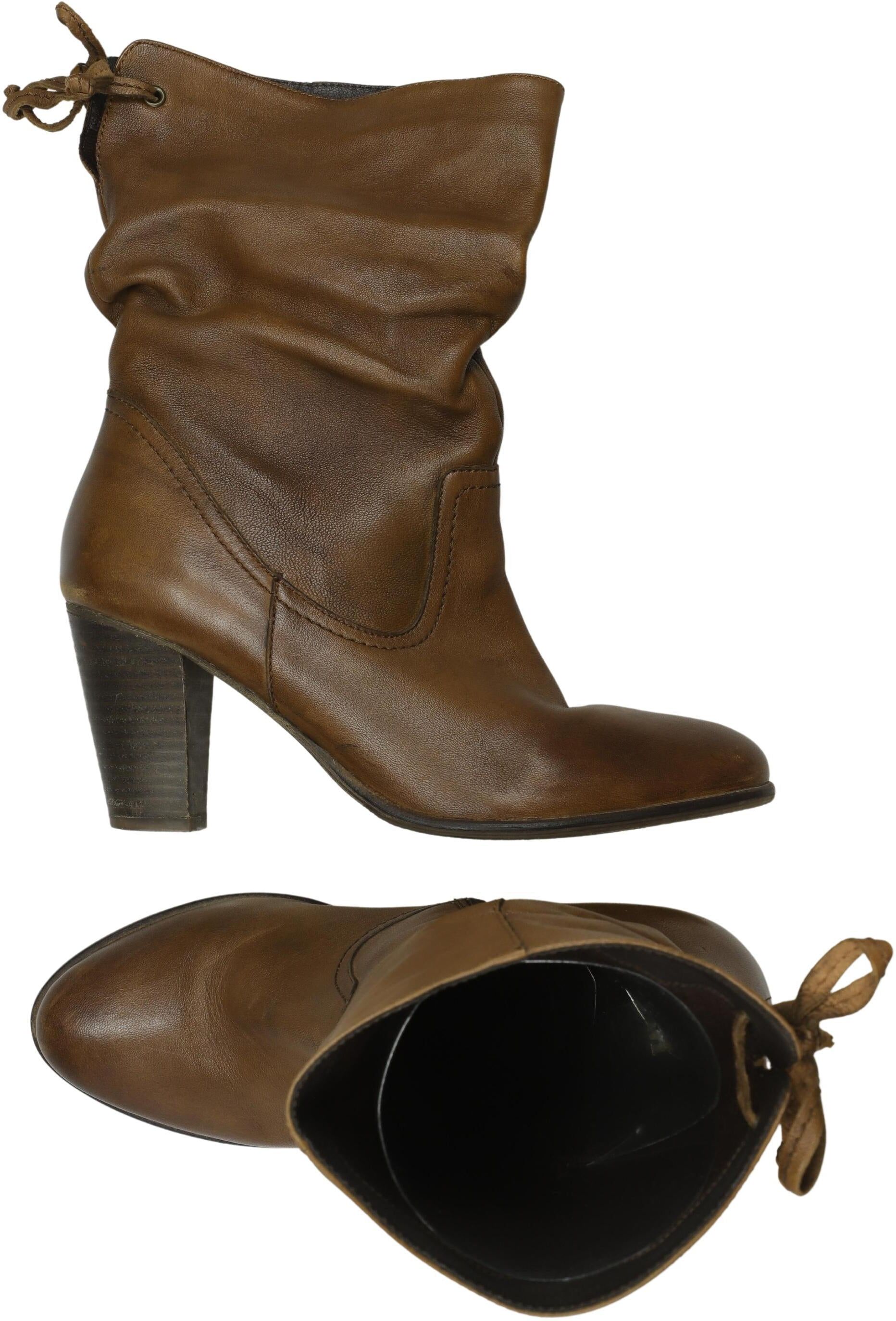 SPM Damen Stiefel, Braun, Gr. EU 39, Leder - Second Hand