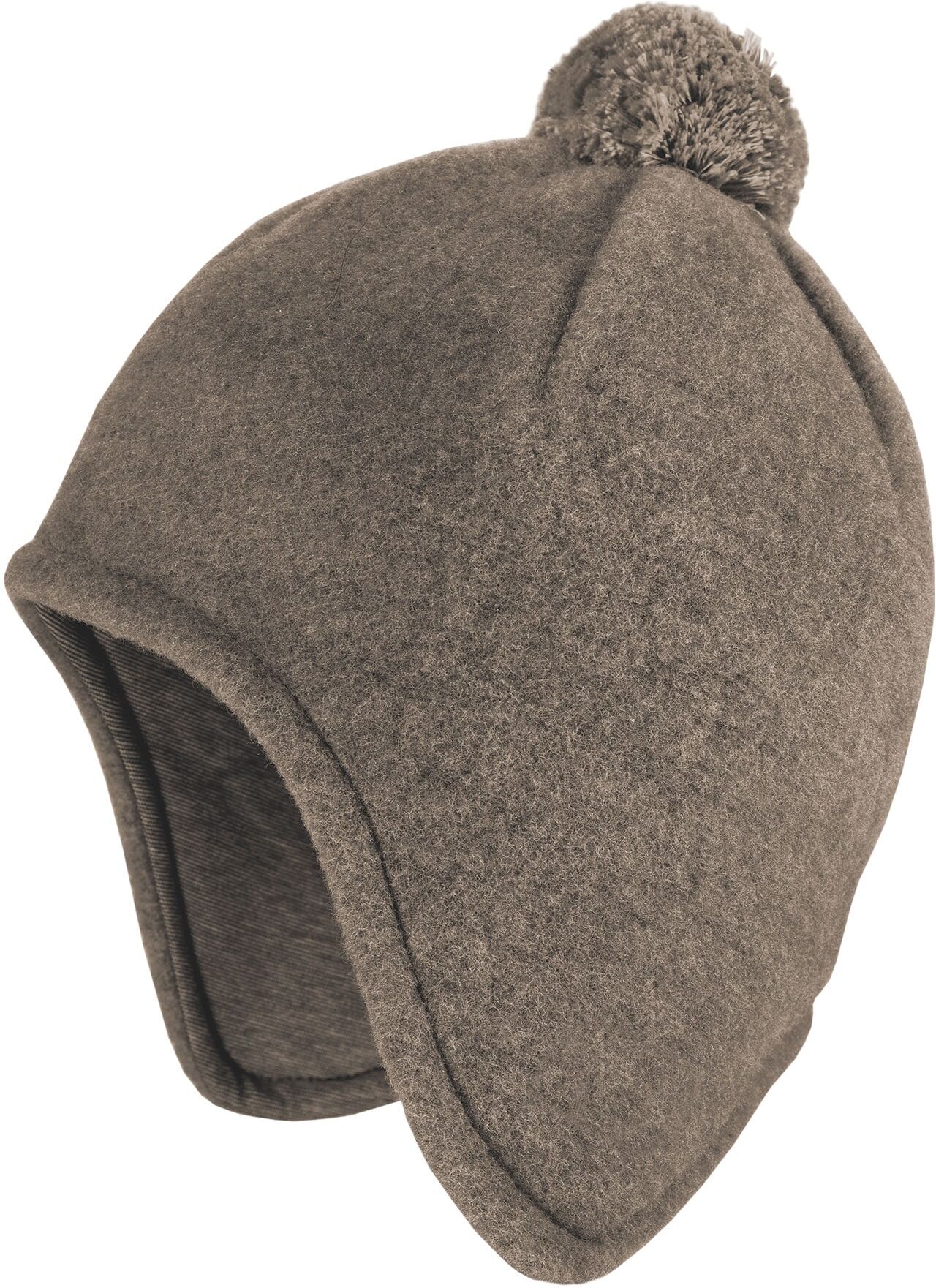 Strickmütze MAXIMO, Baby, Gr. 51, braunmeliert, Fleece, Wolle, Mützen Strickmütze braunmeliert 51