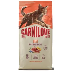 Carnilove True Fresh Sterilised Rind Katzentrockenfutter Sterilised Rind