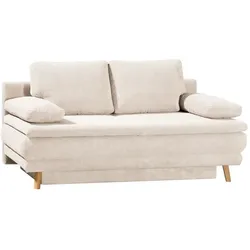 Schlafsofa Boyd Stoff Beige Natur
