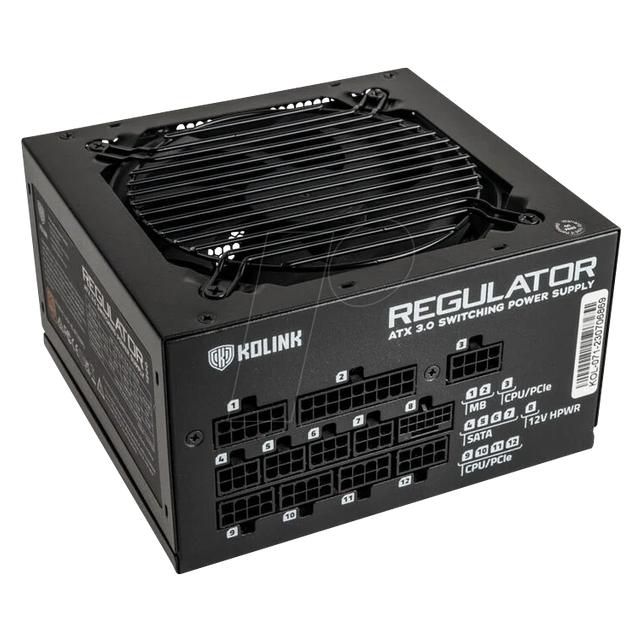 Kolink Regulator 80 PLUS Gold Netzteil, ATX 3.0, PCIe 5.0, modular - 1200 Watt (1200 W) (KL-R1200FG)