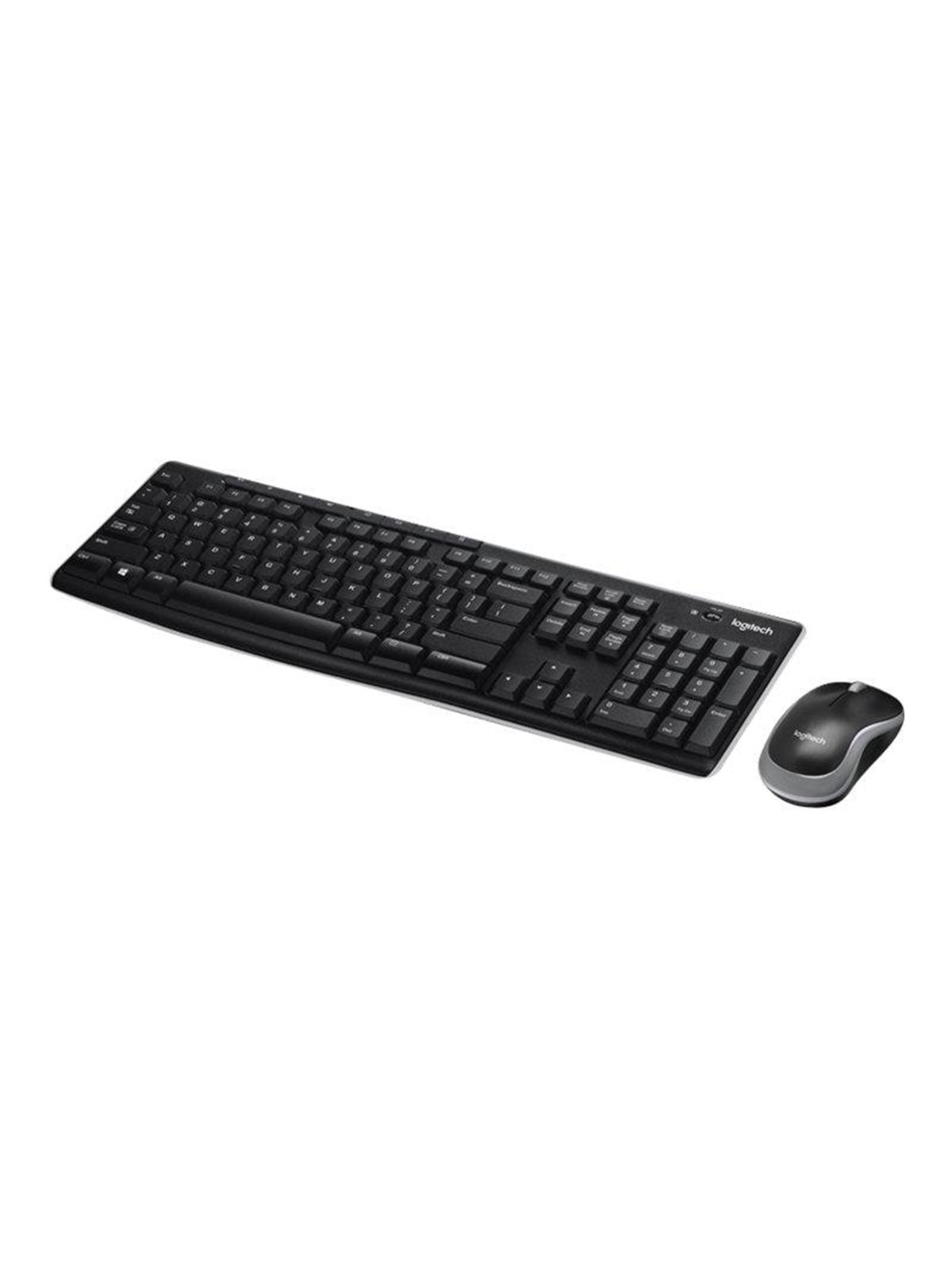 Logitech MK270 Wireless Combo - keyboard and mouse set - Czech - Tastatur & Maus Set - Tschechisch - Schwarz