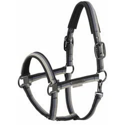 Eskadron Halfter GIRTH LIGHT DOUBLE PIN black-pale slate Platinum 26 F/S, Größe: P2