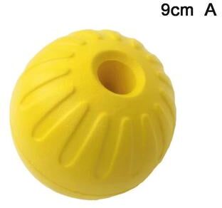 Inspired Finds Indestructible Rubber Dog Training And Fetch Ball Toy 3.54in Solid Ball