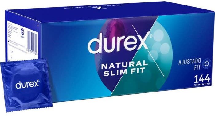 Durex Natural Slim Fit 144uds