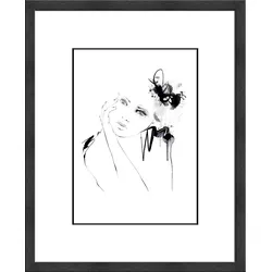 Gerahmtes-Bild OH REALLY ? (BHT 42x52x3 cm) - weiß - BHT 42x52x3 cm