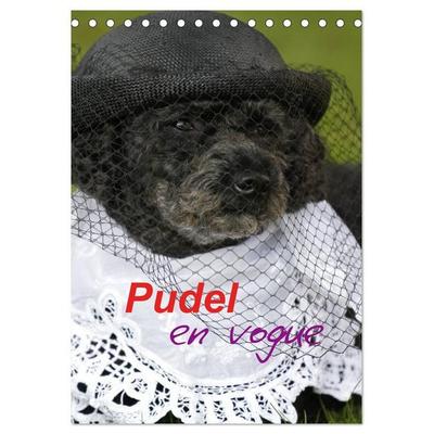 Pudel en vogue (Tischkalender 2027 DIN A5 hoch), CALVENDO Monatskalender