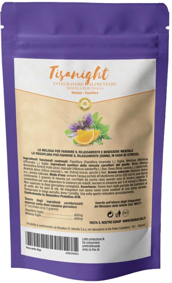 BIOSALUS di Vatrella A. Sas TISANIGHT Misc.Erbe 80g