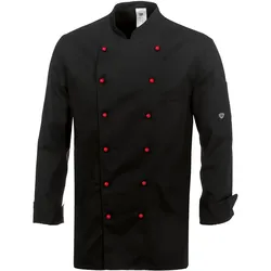 Kochjacke "1503-400" Gourmet - 64 - schwarz