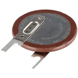 AccuCell Stützakku passend für den Boso Blutdruckmesser LZ-RR Akku Panasonic Knopfzellenakku VL-2020/VCN stehend, Print 1/1 +/-